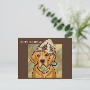 GOLDEN RETRIEVER ANSICHTKAART BRIEFKAART