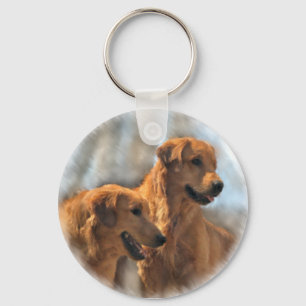 Golden Retriever Art Gifts Sleutelhanger