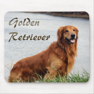 Golden Retriever Art Muismat