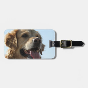 Golden Retriever Bagagelabel