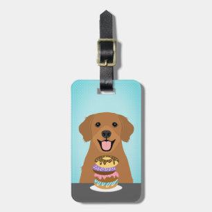 Golden Retriever Bagagelabels