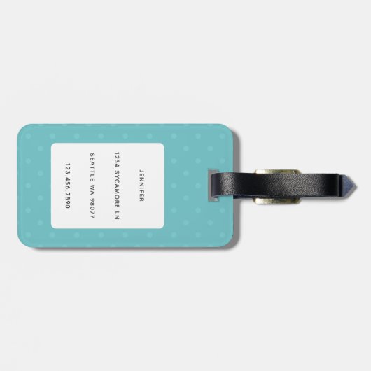 Golden Retriever Bagagelabels (Achterkant horizontaal)