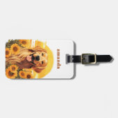 Golden Retriever Bagagelabels (Voorkant horizontaal)