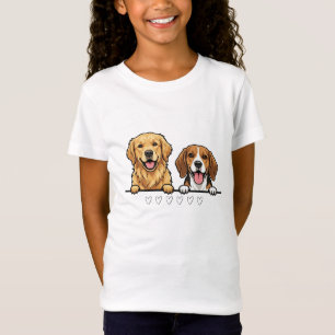 Golden Retriever & Beagle Beste voor dierenliefheb T-shirt