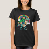 Golden Retriever Beer Dino Rex Horn T-shirt (Voorkant)