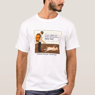 Golden Retriever Bekijk Dog Cartoon T-shirt