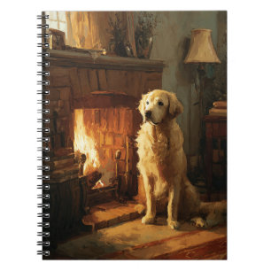 Golden Retriever beroemd gemaakt door The Hearth N Notitieboek