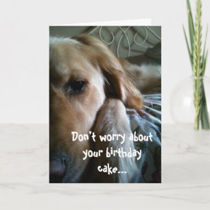 Golden Retriever Birthday Card Kaart