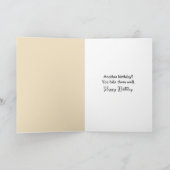 Golden Retriever Birthday Humor Kaart (Binnen)
