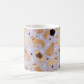 Golden Retriever Bones and Paws Coffee Mug (Centre)