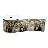 Golden Retriever Bride and Groom Portrait Lint (Spoel)