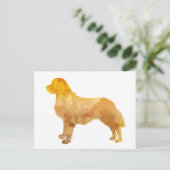 Golden Retriever Briefkaart (Staand voorkant)