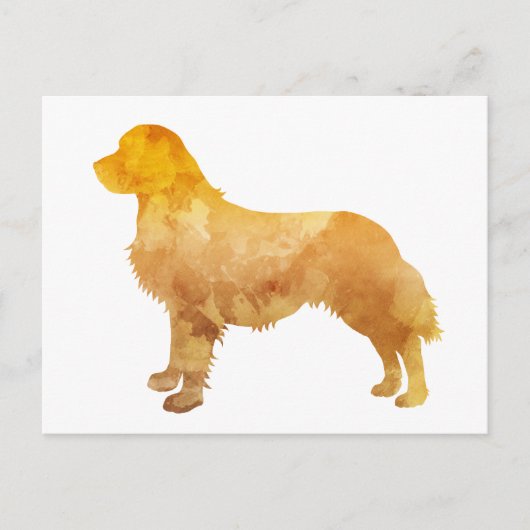 Golden Retriever Briefkaart (Voorkant)