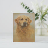Golden Retriever Briefkaart (Staand voorkant)