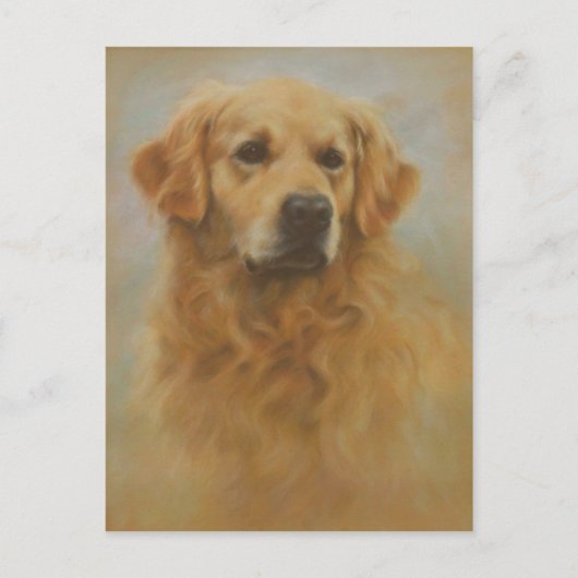 Golden Retriever Briefkaart (Voorkant)