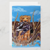 GOLDEN RETRIEVER BRIEFPAPIER (Voorkant / Achterkant)