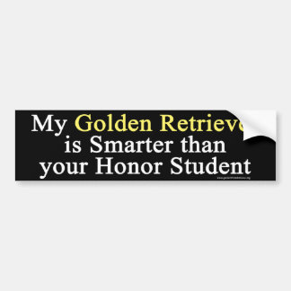 Golden Retriever Bumpersticker
