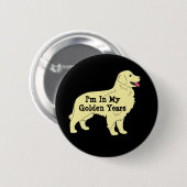 Golden Retriever Button (Voorkant /achterkant)