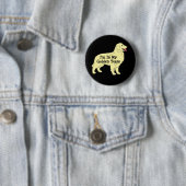 Golden Retriever Button (In situ)