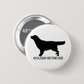 Golden Retriever Button (Voorkant /achterkant)