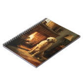 Golden Retriever by the Hearth Carnet (Côté gauche)