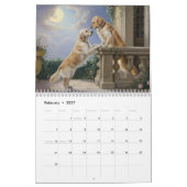 Golden Retriever Calendar Kalender (Feb 2027)