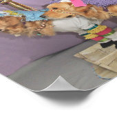 Golden Retriever Carousel Poster (Hoek)