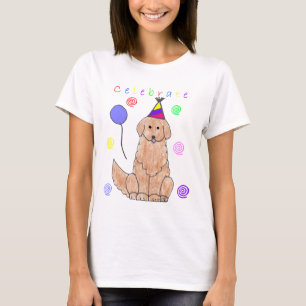 Golden Retriever Celebrate T-shirt