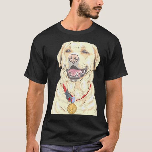 Golden Retriever Champion T-shirt (Voorkant)