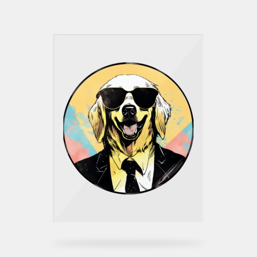 Golden Retriever Chien d'affaires (Recto)