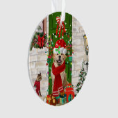 Golden Retriever Chien Noël (devant)