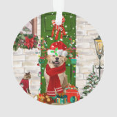 Golden Retriever Chien Noël (dos)