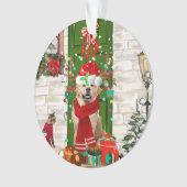 Golden Retriever Chien Noël (devant)