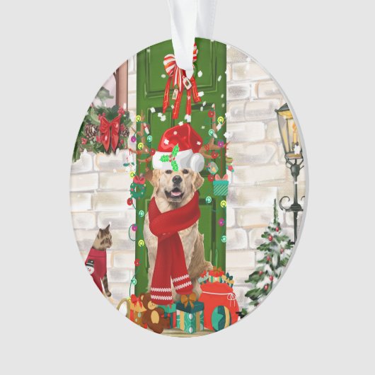 Golden Retriever Chien Noël (devant)