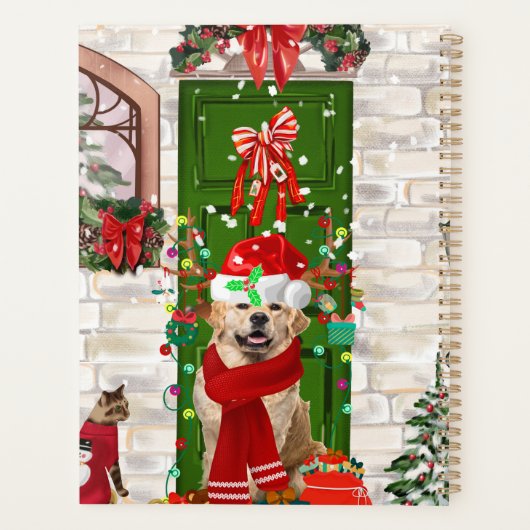 Golden Retriever Chien Noël (Dos)