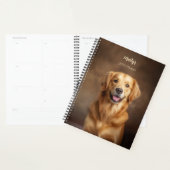 Golden Retriever Chien Personnalisé annuel (Devant avec enveloppe)