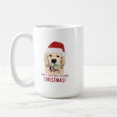 Golden Retriever Christmas Mug (Gauche)