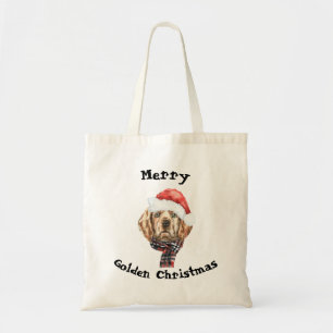 Golden Retriever Christmas Tas