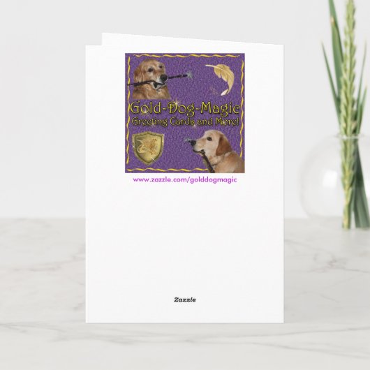 Golden Retriever Citrouille Spice Latte Merci (Dos)