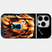 Golden Retriever Close-Up Levendig portret Case-Mate iPhone Case (Achterkant (horizontaal))