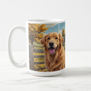 Golden Retriever Coffee Mok