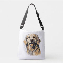Golden Retriever Crossbody tas