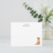 Golden Retriever Custom Flat Merci Notes (Debout devant)