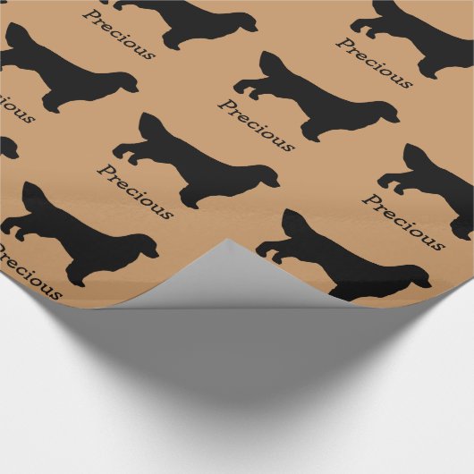 Golden Retriever Custom Wrapping Paper Cadeaupapier (Hoek)
