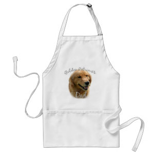 Golden Retriever Dad 2 Standaard Schort