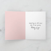 Golden Retriever denken aan jou Kaart (Binnen)