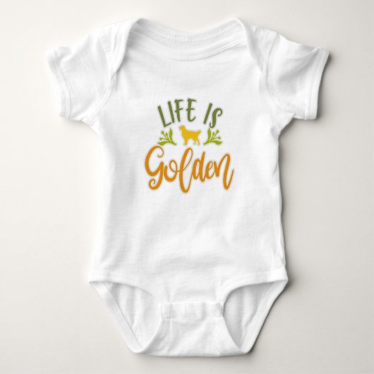 Golden Retriever Design for Dog Mam Romper (Voorkant)