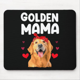 Golden Retriever Design voor Mom Women Golden Retr Muismat