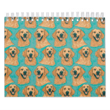 Golden Retriever-desktopkalender