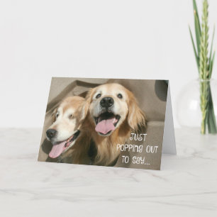 Golden Retriever die je Geweldige noemt Kaart